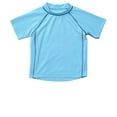 thumbnail image 1 of Short Sleeve Baby Boys Girls Rash Guard Sun Protected UPF + 50 Kids & Toddler Swim Shirt (Size 12 Months-5 Toddler), 1 of 3