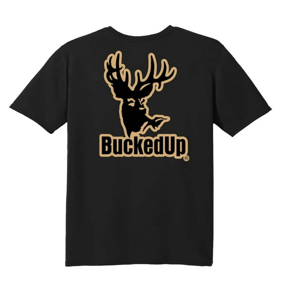 Short Sleeve Black with Classic BuckedUp® Logo