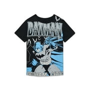 DC COMICS Batman Boys Graphic Tee with Short Sleeves, Sizes 4-18