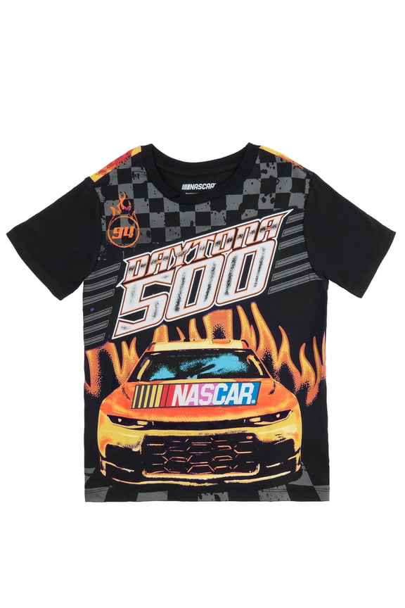 NASCAR Boys Graphic Tee with Short Sleeves, Sizes 4-18