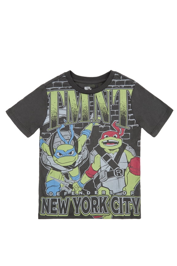 Teenage Mutant Ninja Turtles Boys Graphic Tee with Short Sleeves, Sizes 4-18