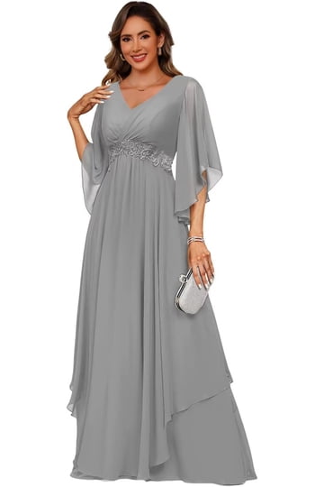 silver or grey mother of the groom dresses Bride dance dresses highschool formal