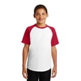 thumbnail image 1 of Short Sleeve Colorblock Raglan Jersey, 1 of 2