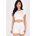thumbnail image 1 of Short Sleeve Crop Top & Shorts Set, 1 of 2