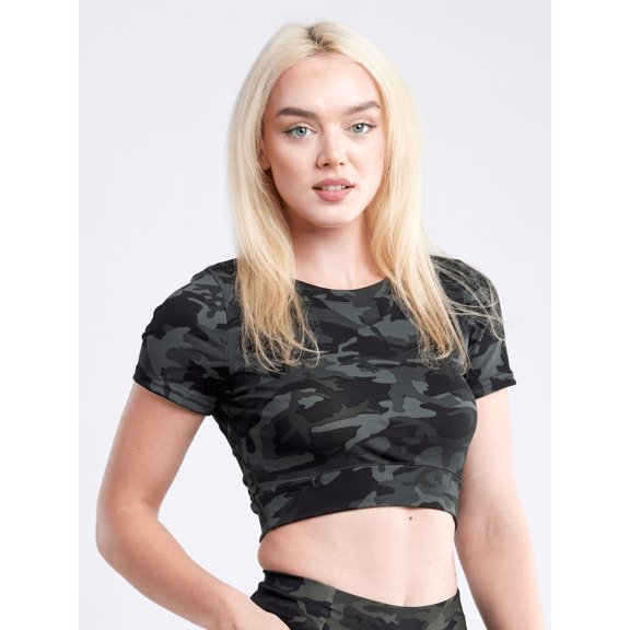 Short-Sleeve Crop Top