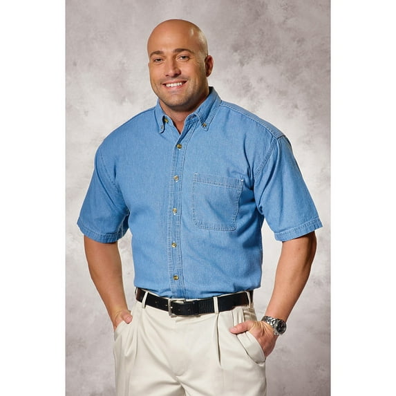 Short Sleeve Denim Shirt