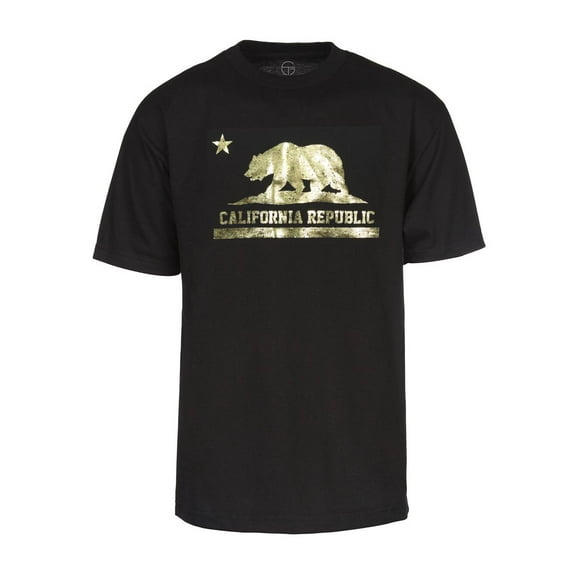 Short-Sleeve Gold Men's California Republic T-Shirt