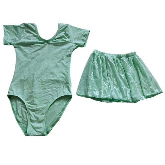 Short Sleeve Gymnastics Ballet Leotards For Girls Ballet Costumes Ballerina Bodysuit Dancewear Ballet Yoga Jumpsuit