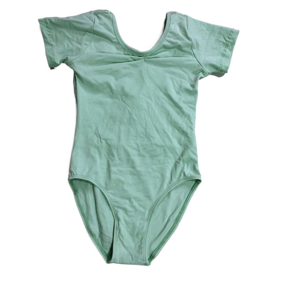 Short Sleeve Gymnastics Ballet Leotards For Girls Ballet Costumes Ballerina Bodysuit Dancewear Ballet Yoga Jumpsuit