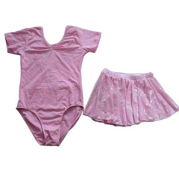 Short Sleeve Gymnastics Ballet Leotards For Girls Ballet Costumes Ballerina Bodysuit Dancewear Ballet Yoga Jumpsuit