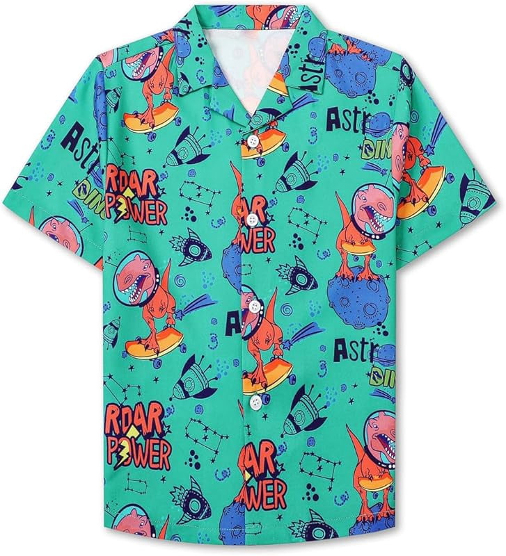 Bass Guitar Hawaiian Shirt For Men – Music Themed Aloha Shirt, Short Sleeve Button Down, Size Small