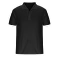 thumbnail image 1 of Short Sleeve Mens Button Down Mens Summer Dress Shirts Linen Short Sleeve Shirts for Men Mens Short Sleeve Henley Hosting Savings, 1 of 6