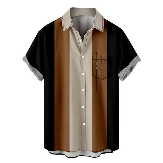 Short Sleeve Mens Button Down Work Shirts, Two Pockets Men T Shirts T Shirts for Men Graphic Vintage Rock N Roll Led 6xl T Shirts for Men Big and Tall Graphic Linen Shirts for Men Long Sleeve Slim Fit