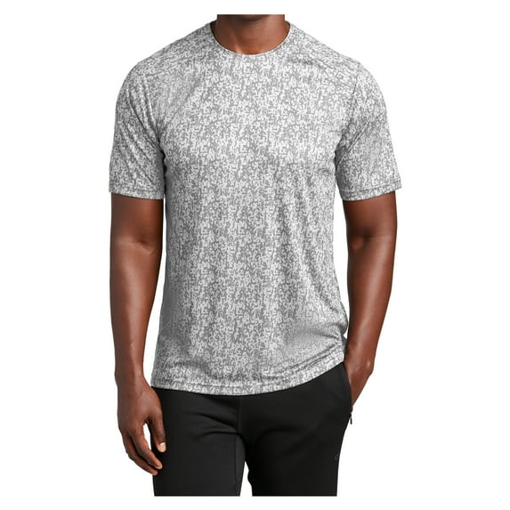Short Sleeve Moisture Wicking Digital Camo Tee White 3X-Large
