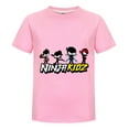 thumbnail image 1 of Short Sleeve Ninja Kidz Tee for Kids – Colorful Graphic Print Shirt for Boys and Girls – Fun Clothing Gift for Ages 3-14, 1 of 4