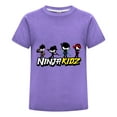 thumbnail image 1 of Short Sleeve Ninja Kidz Tee for Kids – Colorful Graphic Print Shirt for Boys and Girls – Fun Clothing Gift for Ages 3-14, 1 of 4