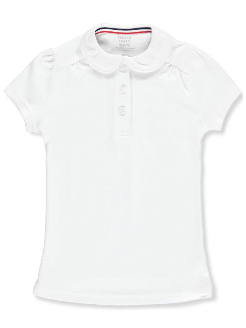 Short Sleeve Peter Pan Collar Polo Shirt (Little Girls & Big Girls)