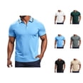 thumbnail image 1 of Short Sleeve Polo Shirts for Men Summer Lightweight Breathable Collared Golf Shirts Casual Work Tshirt, 1 of 9