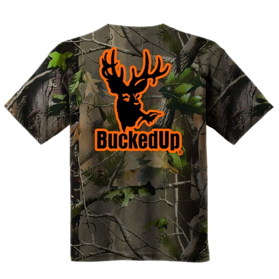 Short Sleeve Realtree APG Camo with Classic BuckedUp® Logo