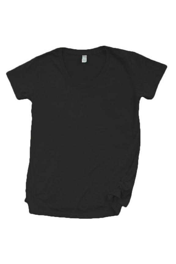 Short Sleeve Ruched Side Maternity T-Shirt
