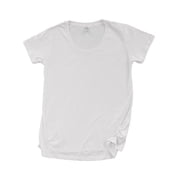Short Sleeve Ruched Side Maternity T-Shirt