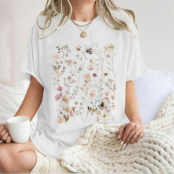 Short Sleeve Shirt Women Fitted Womens T Shirts Loose Fit 3/4 Sleeve Printed Tshirts Shirts for Women Plus Size Shirts for Women New & Trending