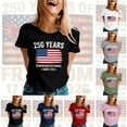 thumbnail image 1 of Short Sleeve Shirts For Women Casual Round Neck Printed Soft Tee Shirt Blouse For Ladies Casual Tee Tops, 1 of 4