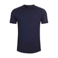 thumbnail image 1 of Short Sleeve Shirts for Men, Mens Hipster Longline T-Shirt Drop Cut Scallop Long Tail Slim Fit Bodybuilding Gym Muscle Workout Tee, 1 of 5