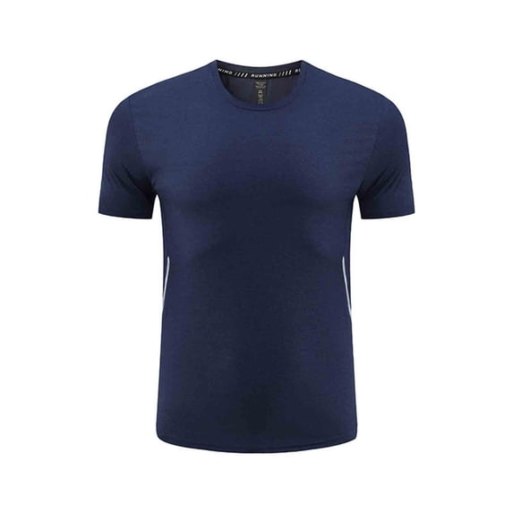 Short Sleeve Shirts for Men, Mens Hipster Longline T-Shirt Drop Cut Scallop Long Tail Slim Fit Bodybuilding Gym Muscle Workout Tee