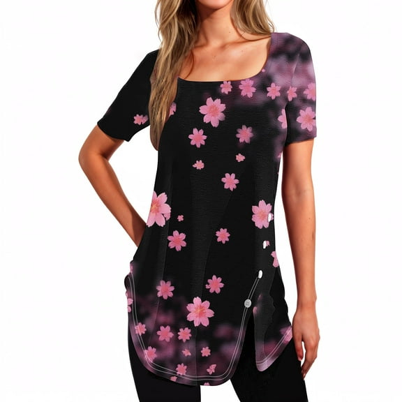 Short Sleeve Shirts for Women Pack Summer Chic Clothes for Women Over 50 Women Summer Tops Plus My Orders Past Orders