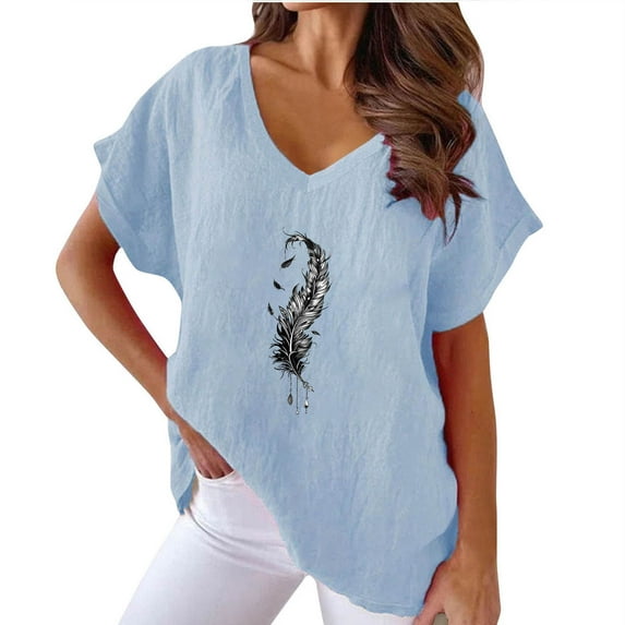 Short Sleeve Shirts for Women Summer Shirts for Island Vacation Womens Summer Tops 2022 Casual Dressy Short Sleeve Hide Belly Tunic 2025 Summer