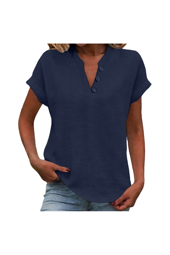 Short Sleeve Sweater Tops 2026 Spring Summer Trendy Knit Business Casual Essential V Neck Sweaters