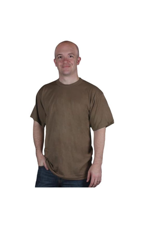 Short Sleeve T-Shirt - Brown - Extra Large