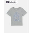 thumbnail image 1 of Cherubino girls  T-Shirt, 2T, Grey, 1 of 7