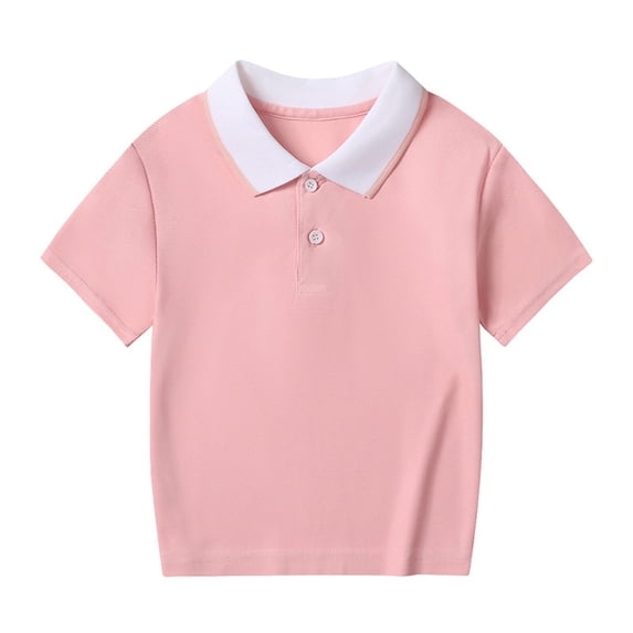 Short Sleeve Tee Shirts for Kids Girl Boy Fall Summer Collared Henley Turtleneck Neck Work Out Gym Lounge Jogger Basic Tops Shirts Child 2026 Clothes Trendy 4 Years