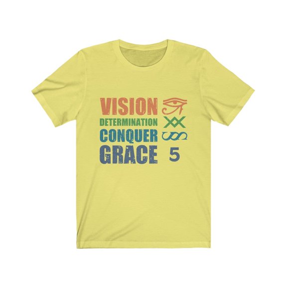 Vision / Determination / Conquer / Grace - VDCG Collection of EwSBg / T-Shirt