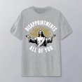 thumbnail image 1 of Short Sleeve Top for Women Jesus Print Crew Neck Y2K T Shirts Loose Fit Summer Casual Fashion Blouses, 1 of 3