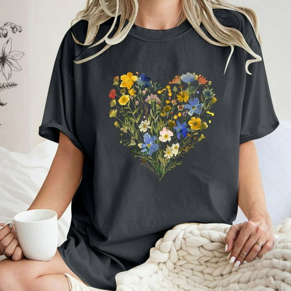 Short Sleeve Tops Women Dressy T Shirts Printed Tops for Women Plus Size Shirt Dresses New & Trending