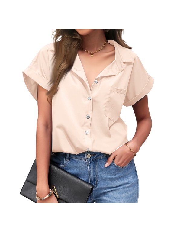 Short Sleeve Tops Women's All Year Round T-Shirt for Summer Plus Size Y2k Clothes Formal Occasion Clothes for Woman Roupas Feminina Pink M