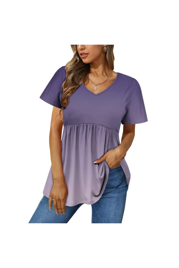 Short Sleeve Tshirts Shirts for Women Vintage T Shirts for Women Long Sleeve Tie Dye Tops Oversized Tshirts Get it Fast