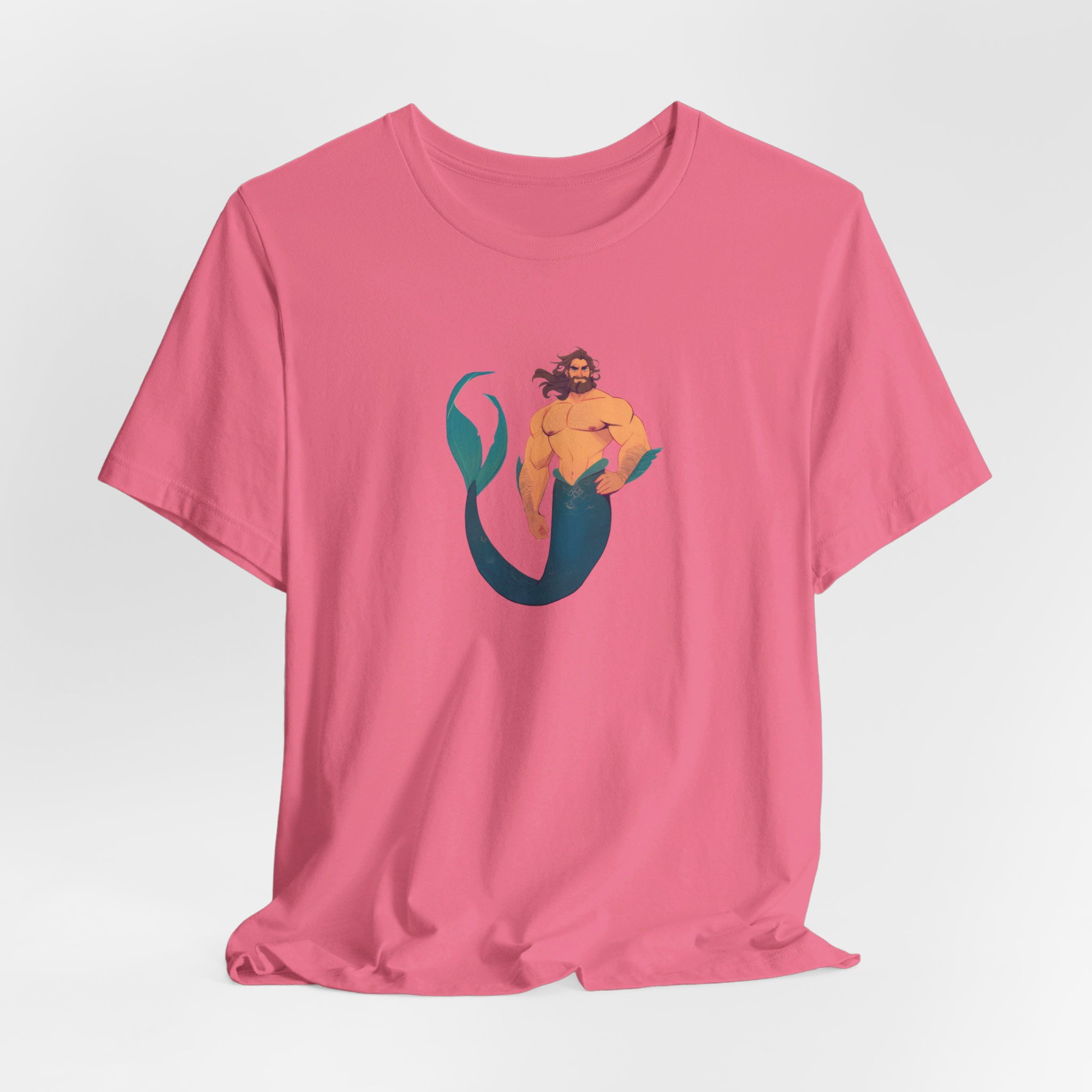 Merman トゥーダラー　M Merman Graphic Tee, Short Sleeve Unisex Adult Shirt, Mermaid