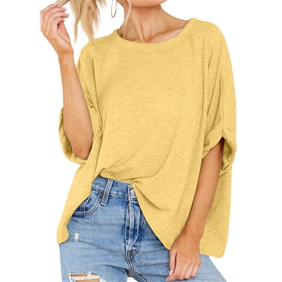 Short Sleeve Women Oversized T-Shirt Summer Casual Loose Tee Tops