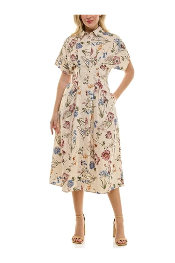 walmart shirt dress Temofon Women's T-Shirt Dress, Summer Short Sleeve Tunic with Pocket, Black, Size XL A classic design goes modern with Time and Trus Pleated Mini Shirtdress I Can't Believe These Gorgeous