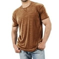 thumbnail image 1 of Short Sleeved Men T-Shirt Summer Round Neck Casual Slim Male Tops, 1 of 4