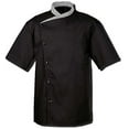 thumbnail image 1 of Short Sleeves Kitchen Chef Jacket for Men Women Coat Uniform Costume for Food Service Caterers and Culinary Professional, 1 of 3