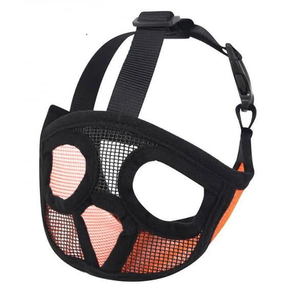 Short Snout Pet Dog Muzzles Adjustable French Bulldog Muzzle Dog Mouth Mask Breathable Muzzle for Anti Stop Barking Supplies