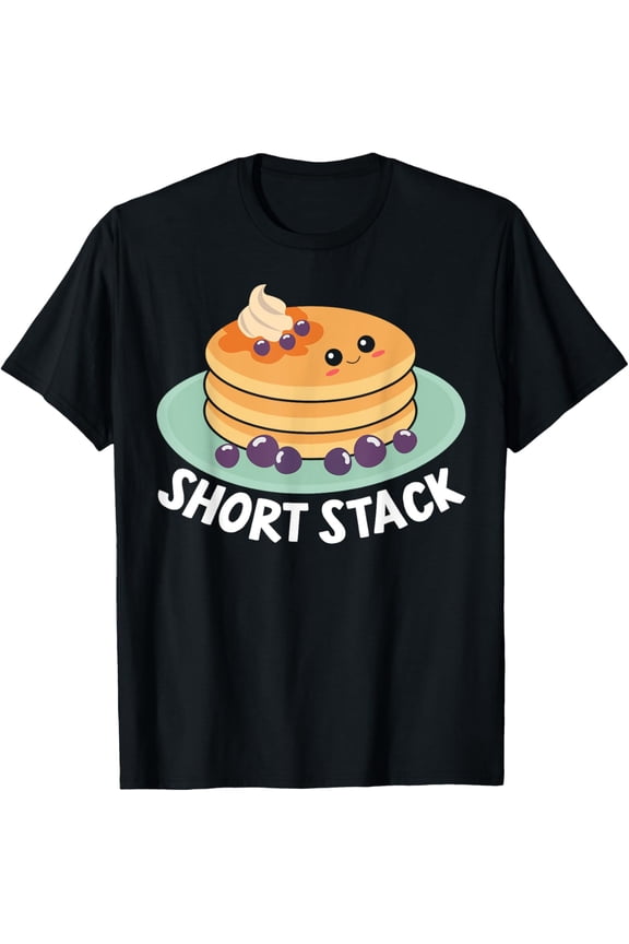 Short Stack Pancake Lover Breakfast Food Foodie T-Shirt