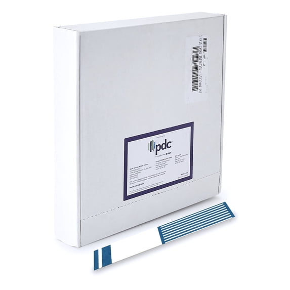 Short Stay Identification Wristband Blue 12 to 13 Inch Length 3000-13-PDR - (1000 Ct)