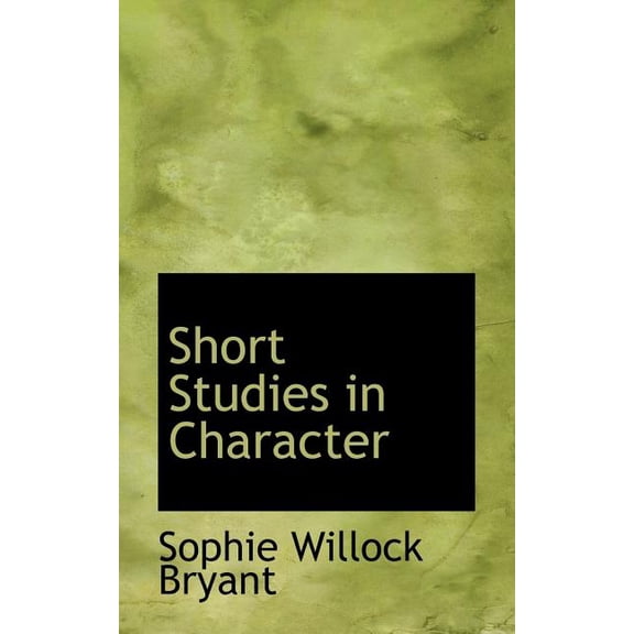 Short Studies in Character Paperback