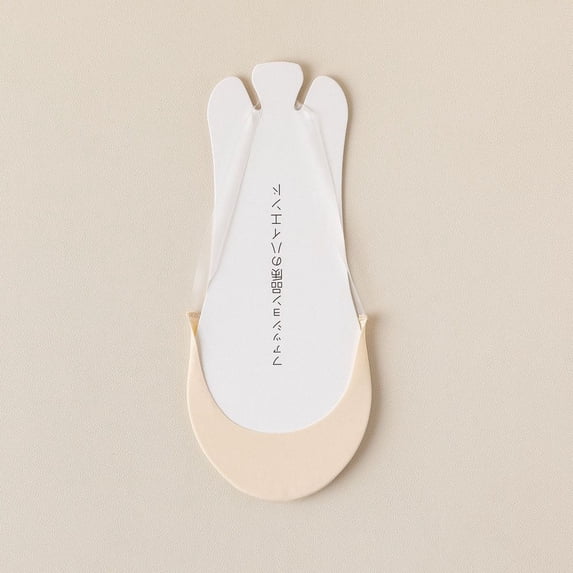 Short Summer Invisible Breathable Comfortable Sole Half Boat Socks Ice Silk Socks Sock Slippers Women Sling Socks NUDE